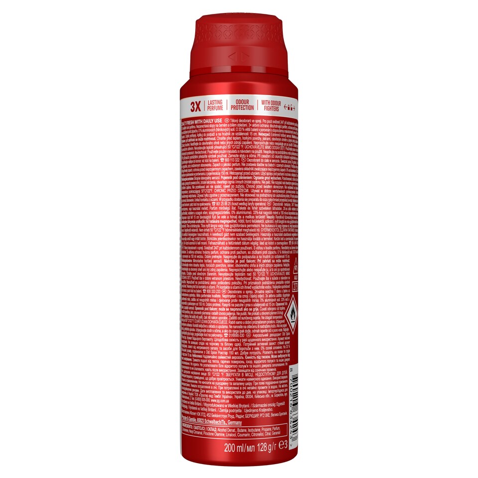 image 1 of Old Spice Rockstar Men’s Deodorant Body Spray 200ml