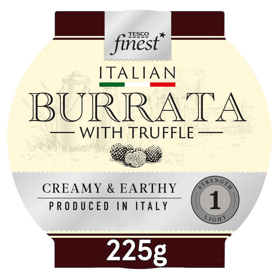 Tesco Finest Italian Burrata with Truffle 225G 