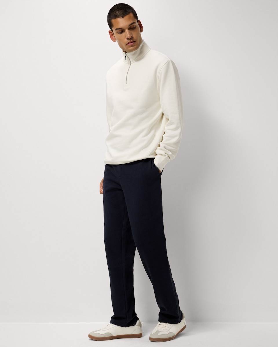 image 1 of F&F 2-Pack Cotton Rich Open Hem Joggers in Navy