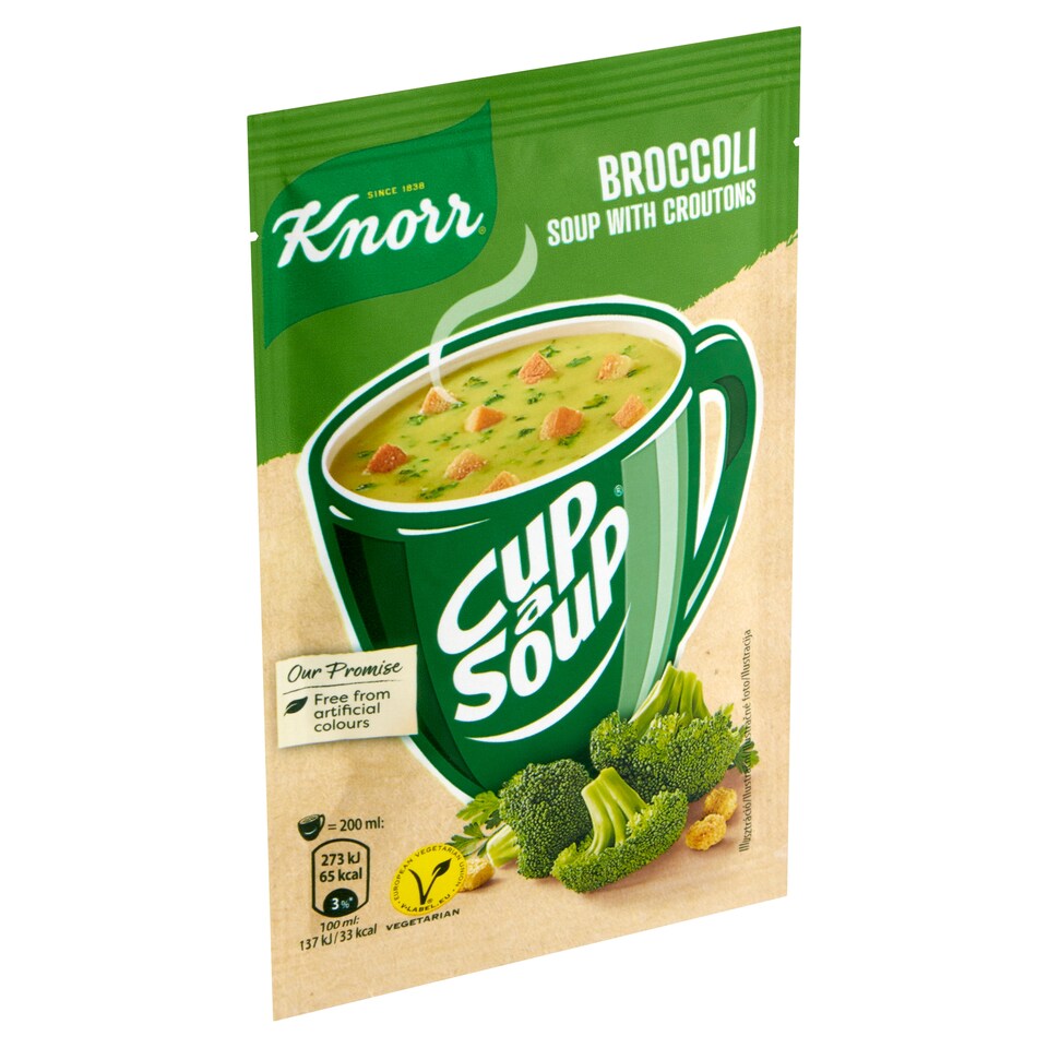 image 1 of Knorr Cup a Soup Broccoli Soup with Croutons 16g