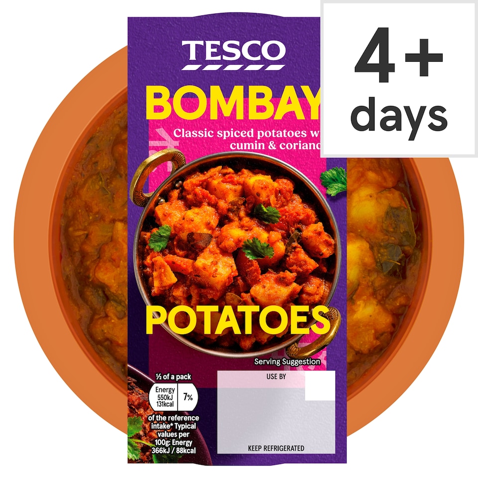 Tesco Bombay Potatoes 300g