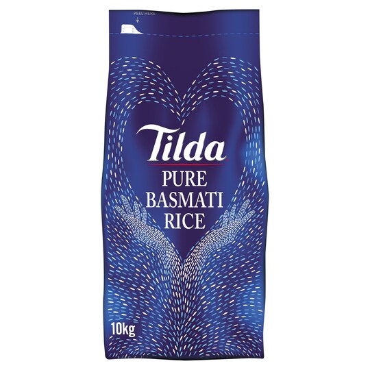 Tilda Pure Original Basmati Rice 10Kg Tesco Groceries