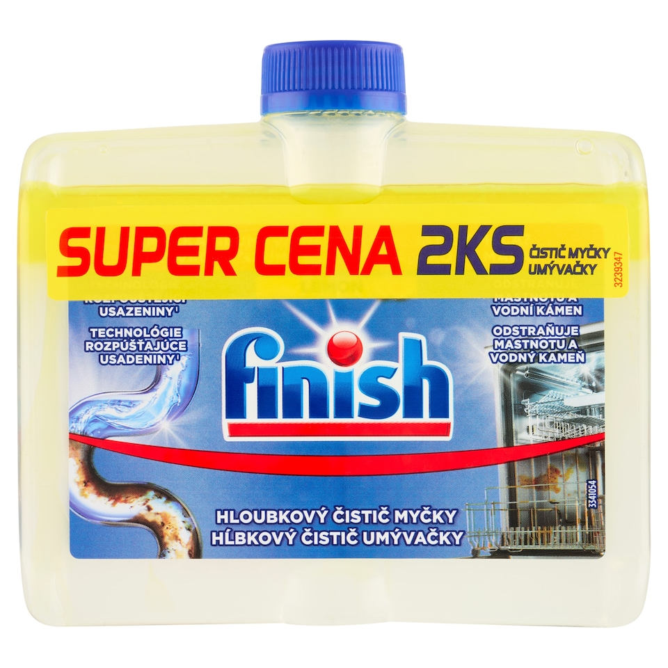 obrázok 1 z Finish Lemon hĺbkový čistič umývačky riadu 2 x 250 ml