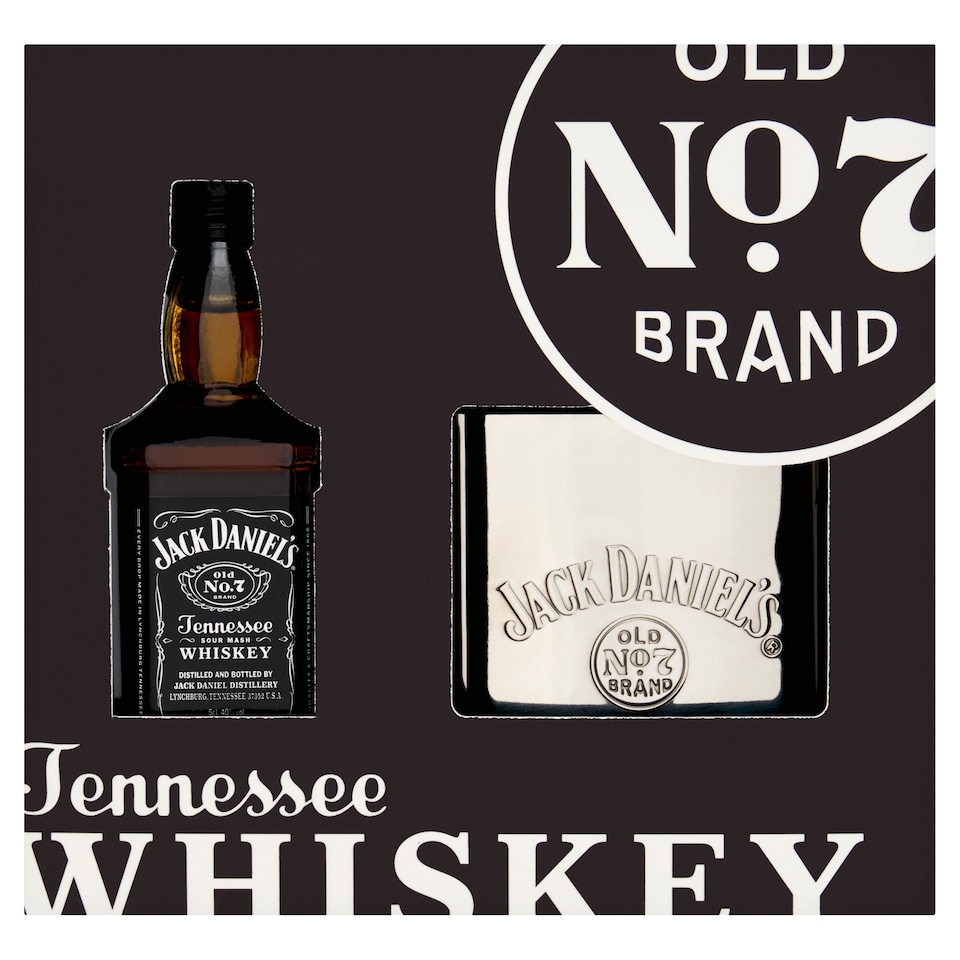 Jack Daniels Hip Flask Gift Set