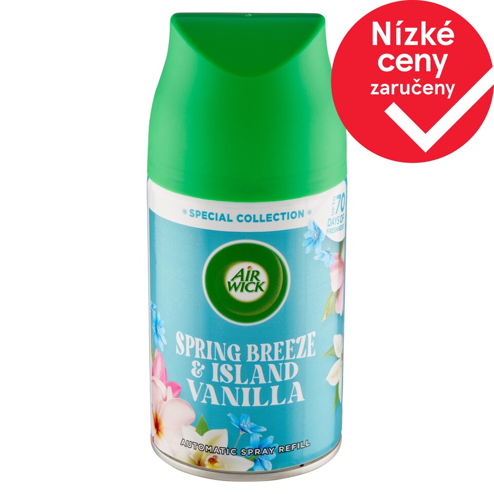 image 1 of Air Wick Freshmatic Automatic Spray Refill Spring Breeze & Island Vanilla 250ml
