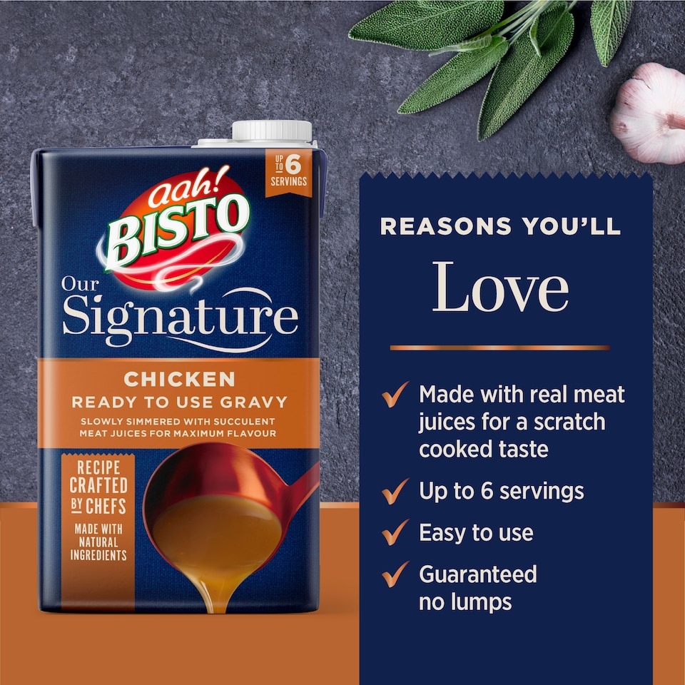 image 1 of Bisto Signature Chicken Ready to Use Gravy 500ML