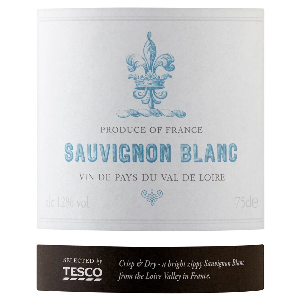 image 1 of Tesco Vin De Pays Loire Sauvignon Blanc 75Cl