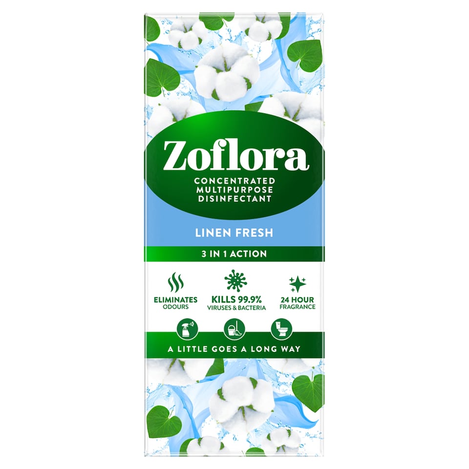 Zoflora Concentrated Multipurpose Disinfectant - Linen Fresh 500ml