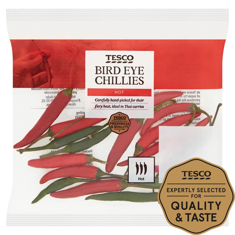image 1 of Tesco Bird Eye Chillies 25G