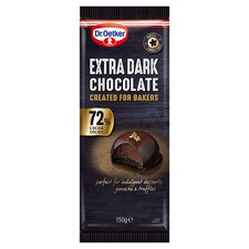 Dr Oetker Cooks Chocolate Extra Dark 150G