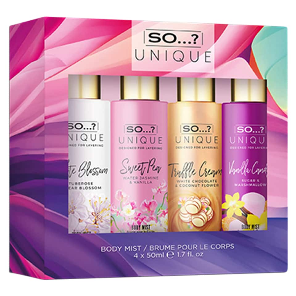 So…? Unique Mini Mist Set 4 x 50ml