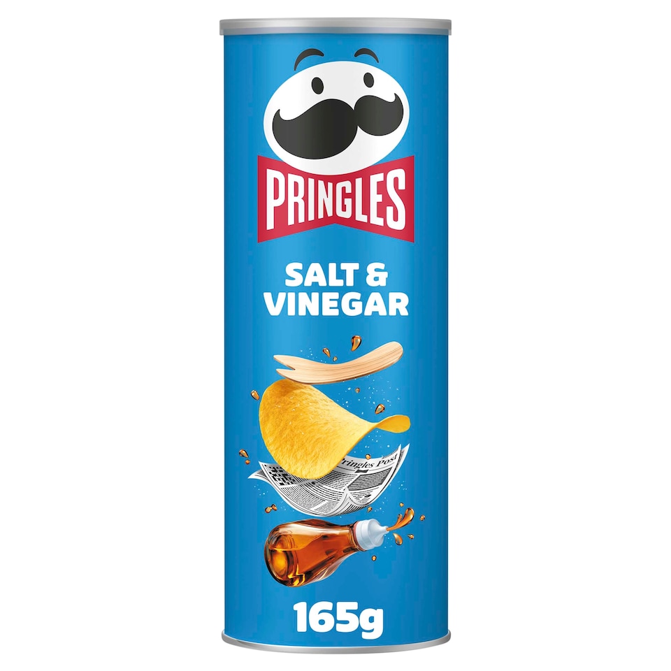 image 1 of Pringles Salt & Vinegar Sharing Crisps 165g