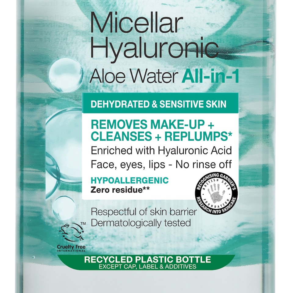 image 1 of Garnier Skin Active Hyaluronic Acid Aloe Water 400Ml