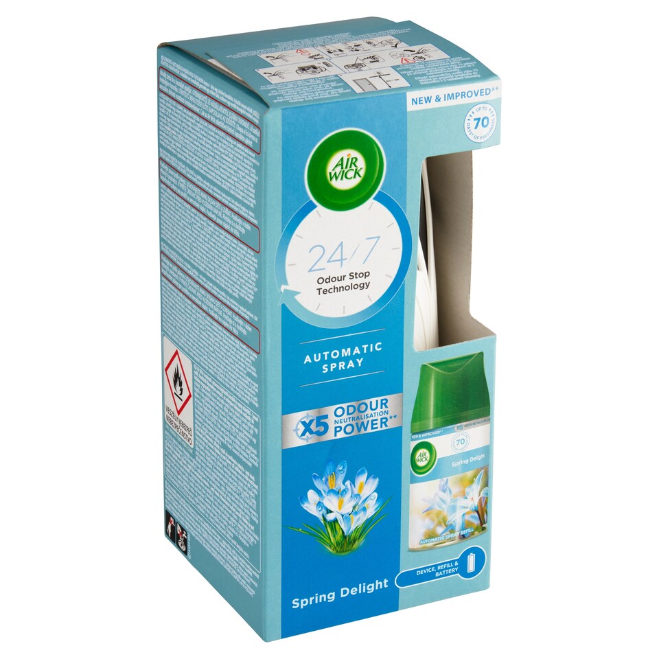 Obrázek 1 pro produkt Air Wick Freshmatic Difuzér a náplň do osvěžovače vzduchu jarní vánek 250ml