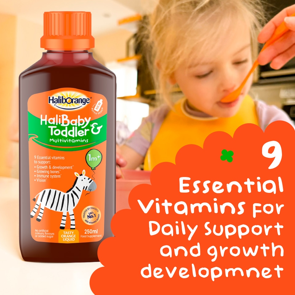image 1 of Haliborange Baby & Toddler Multivitamin Liquid - Orange 250ml