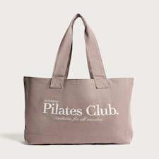 F&F Active Weekend Pilates Club Tote Bag in Dark Nude