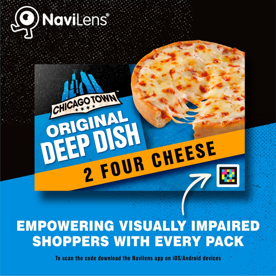 image 1 of Chicago Town Deep Dish Four Cheese Pizzas 2 X 148G