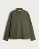image 5 of F&F Pure Cotton Waffle Textured Button Down Shirt in Khaki