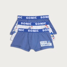 Sonic the Hedgehog 3-Pack Cotton Rich Trunks in Multi