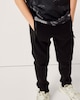 image 2 of F&F Active Zip Pocket Joggers in Black