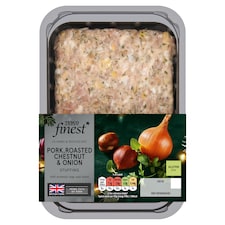 Tesco Finest Pork Roasted Chestnut Onion Stuffing 350G