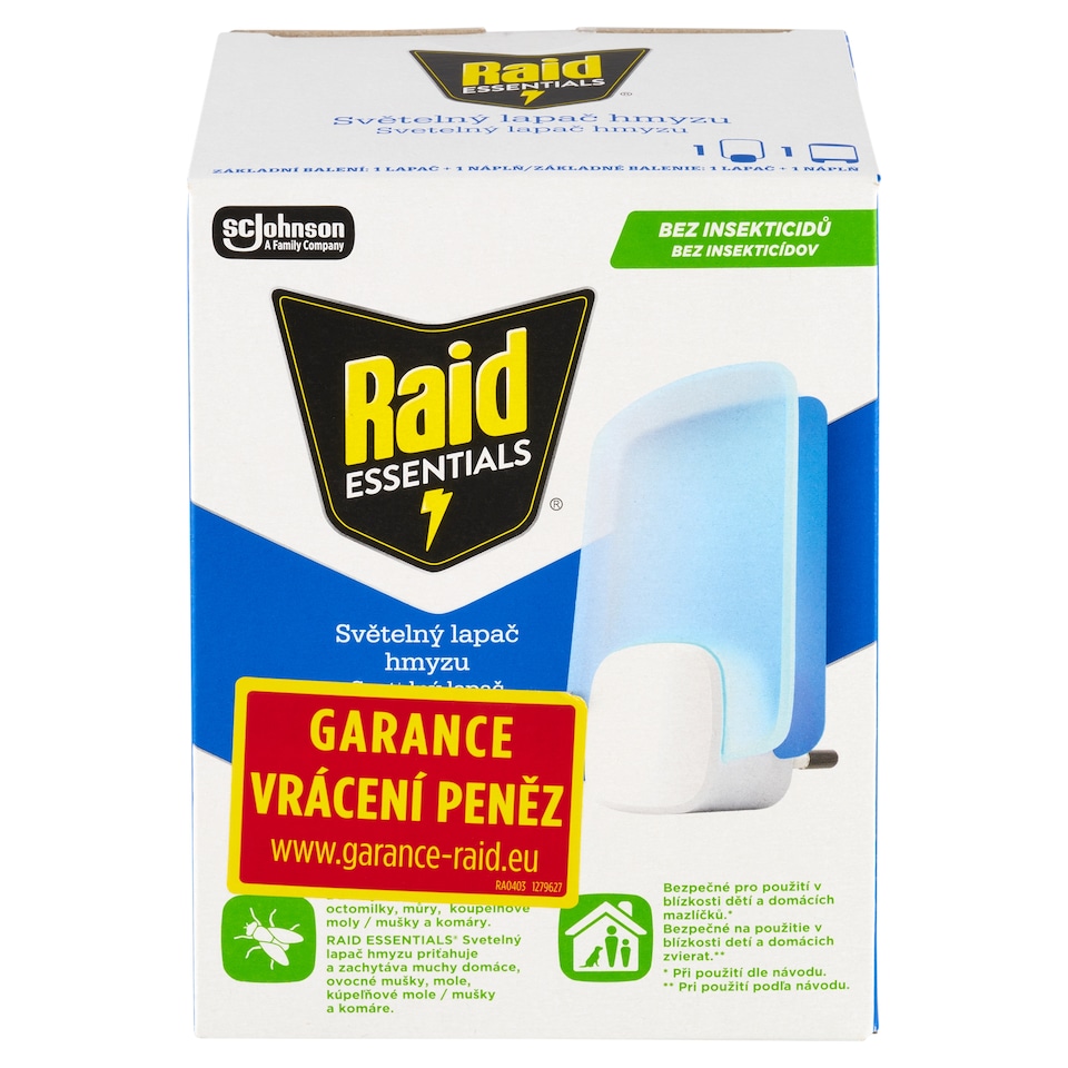 obrázok 1 z Raid Essentials svetelný lapač hmyzu