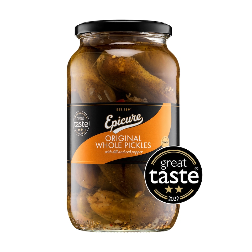 image 1 of Epicure Original Whole Pickles with Dill & Red Pepper 970g