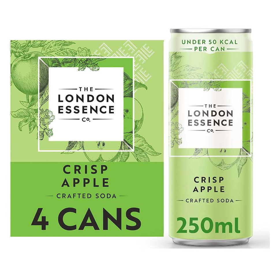 London Essence Crisp Apple Soda 4 x 250ml