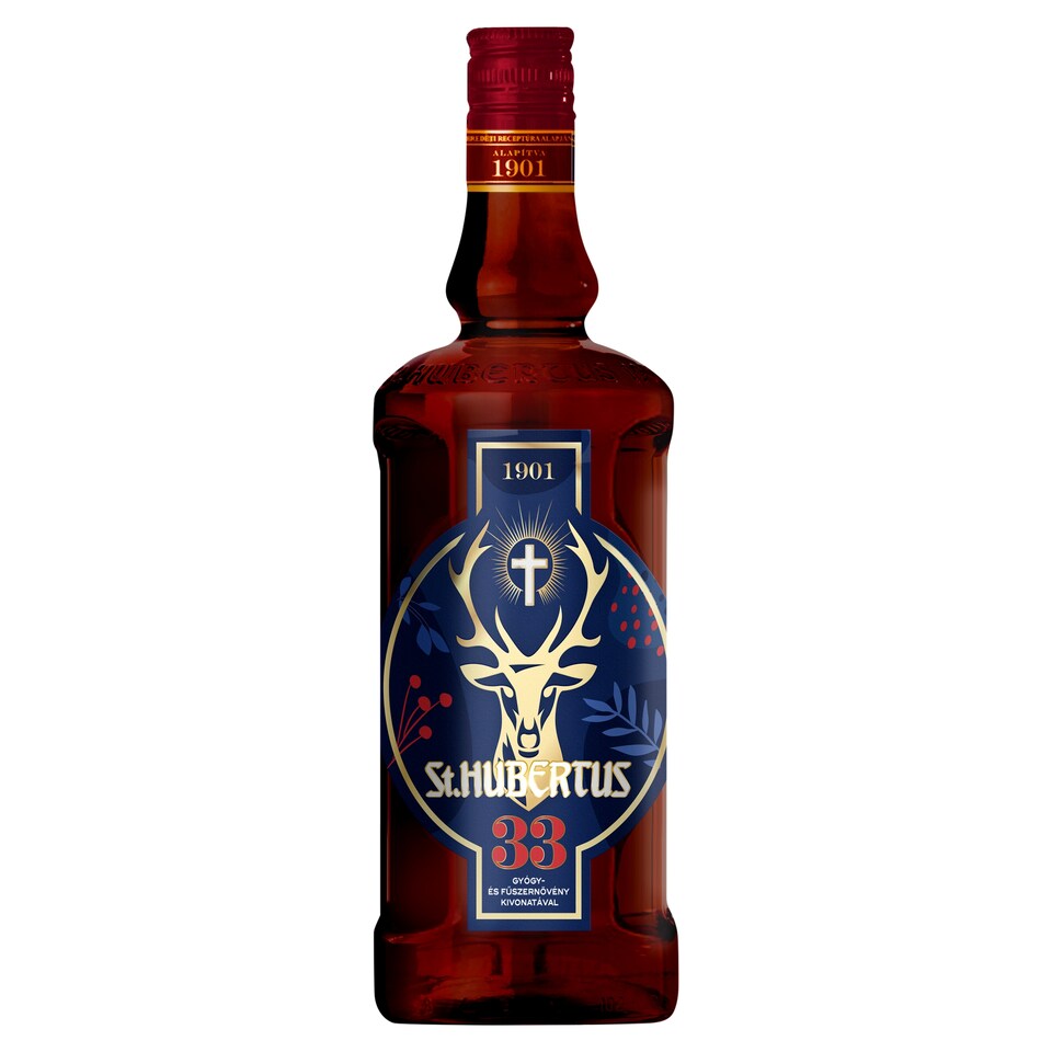 St. Hubertus 33 gyógynövénylikőr 33% 0,5 l 