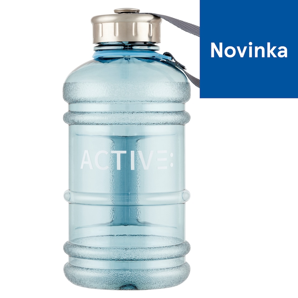 F&F Active Steel Blue Bottle 1 L