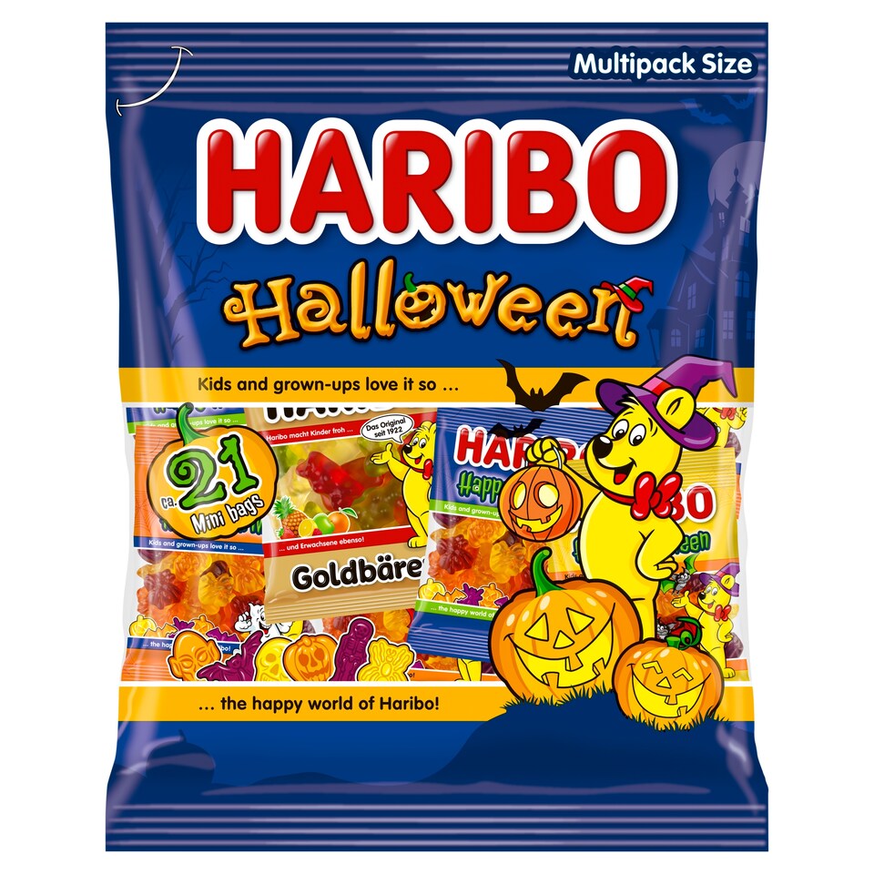 Haribo Halloween gyümölcsízű gumicukorka 250 g