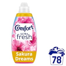 Comfort Ultra Fresh & Protect Sakura Dreams Fabric Conditioner 78 Washes 1170ML