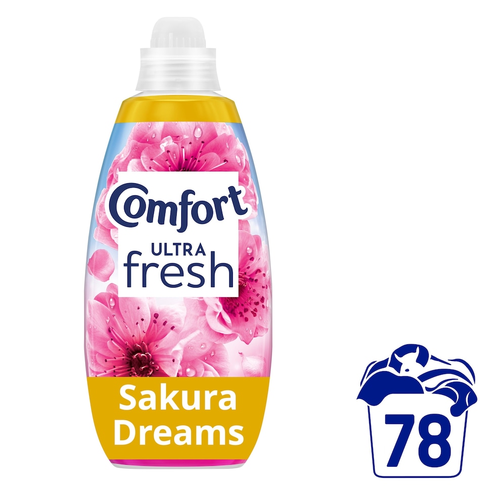 image 1 of Comfort Ultra Fresh & Protect Sakura Dreams Fabric Conditioner 78 Washes 1170ML