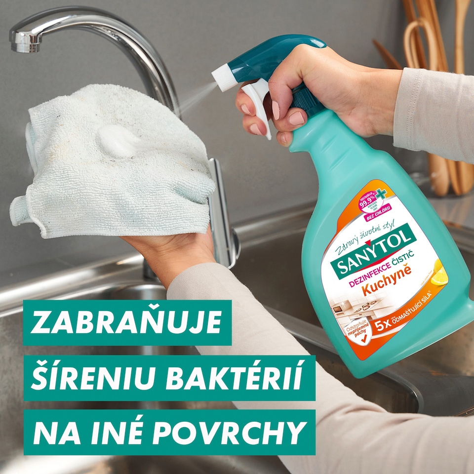 obrázok 1 z Sanytol Dezinfekcia čistič kuchyne pure 500 ml