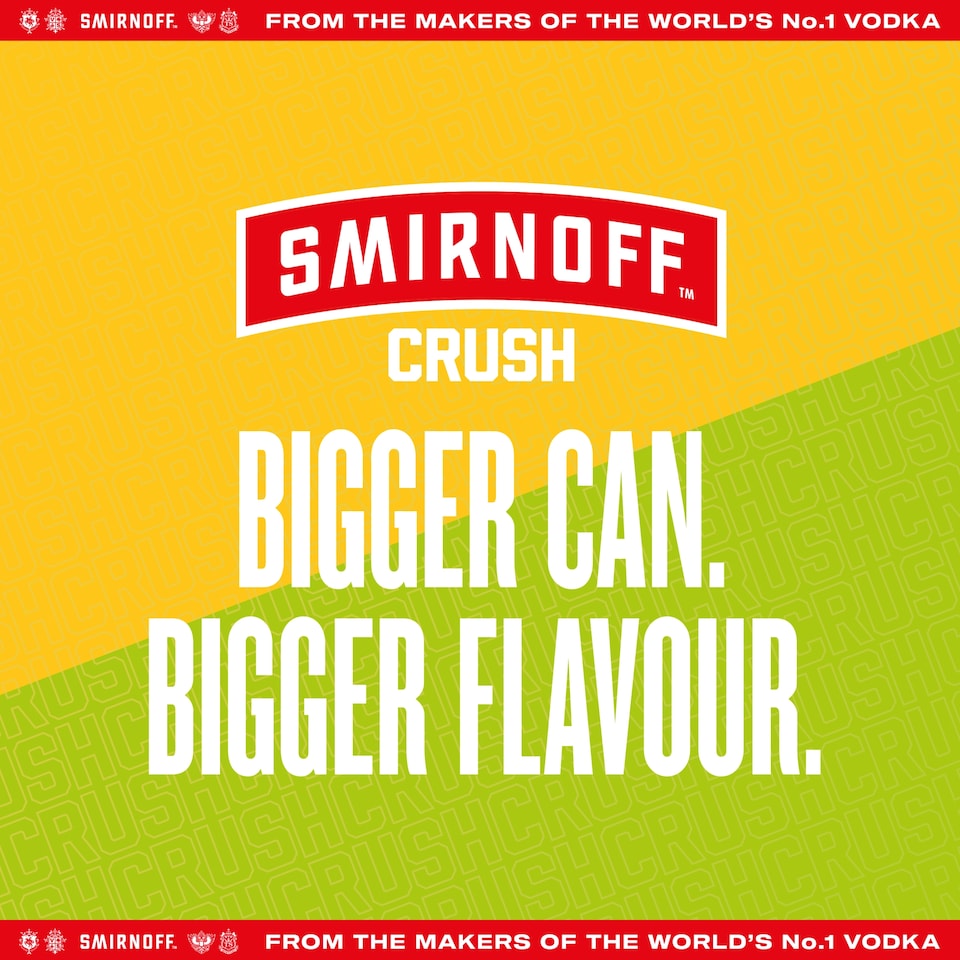 image 1 of SMIRNOFF CRUSH LEMON AND LIME 440ML