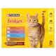 obrázok 1 z Friskies kapsičky pre mačky kura, kačica, losos, morka v šťave 12 × 85 g