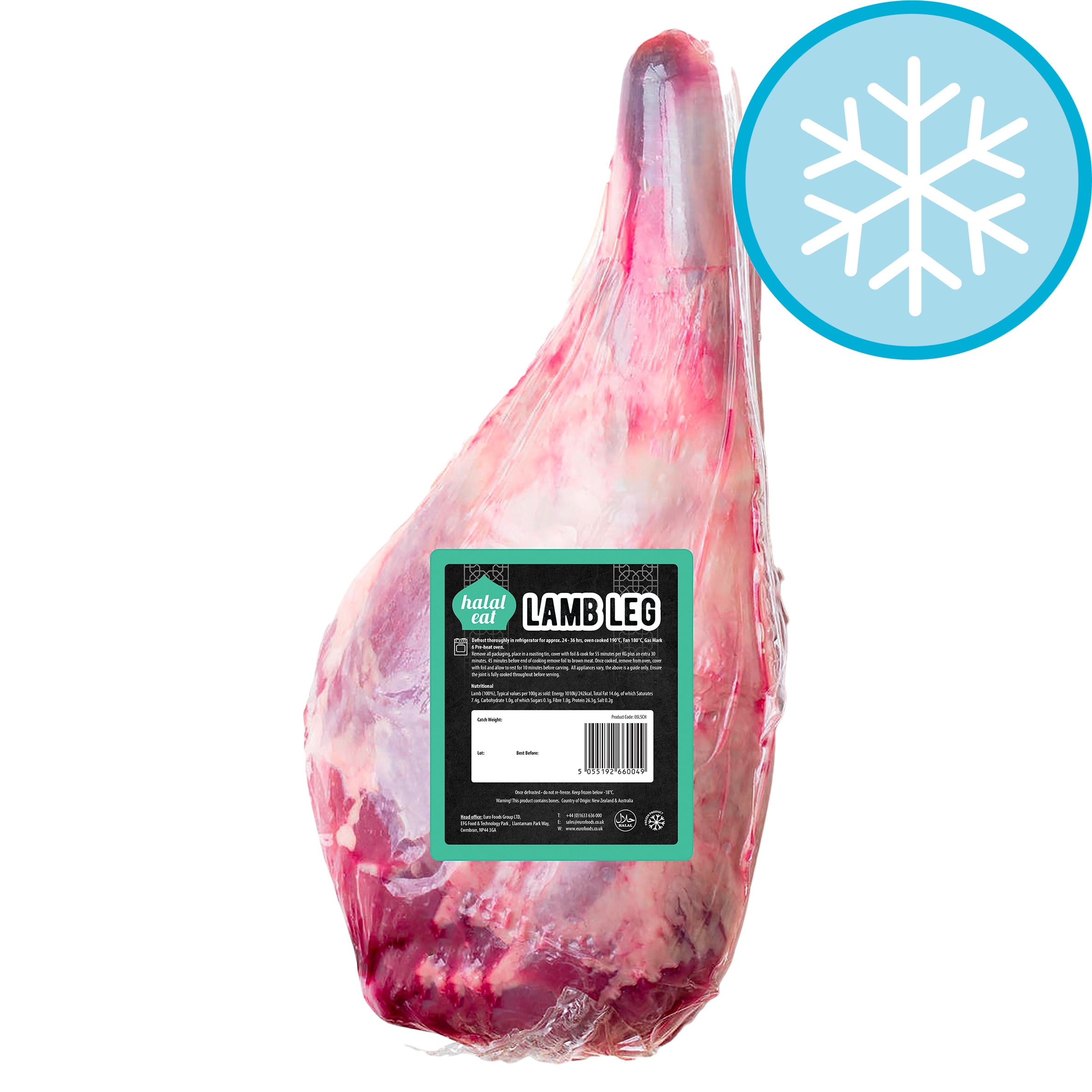 Halal Eat Lamb Leg 2.0kg – 2.5kg