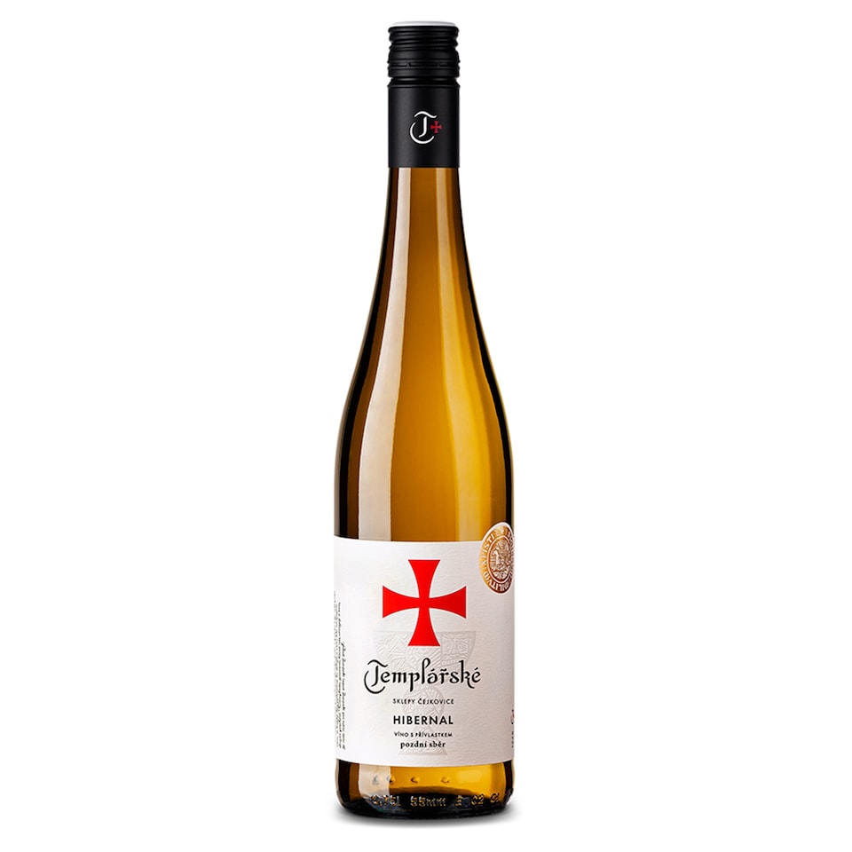 Templářské Sklepy Čejkovice Hibernal polosuché biele víno 0,75 l