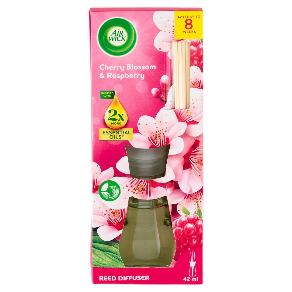 obrázok 1 z Air Wick Vonné tyčinky čerešňový kvet a malina 42 ml