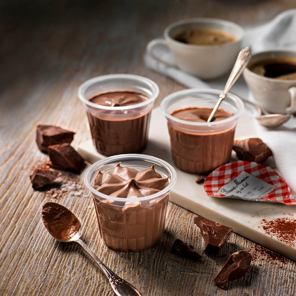 image 1 of Bonne Maman Milk Chocolate Mousse 4x70g