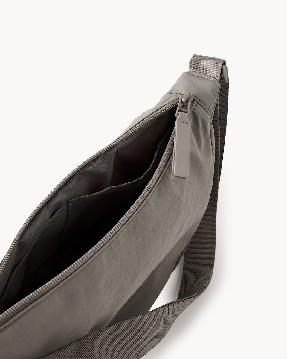 image 1 of F&F Nylon Crossbody Bag in Neutral