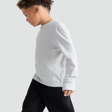 F&F Boys Pure Cotton Long Sleeved T-Shirt in White