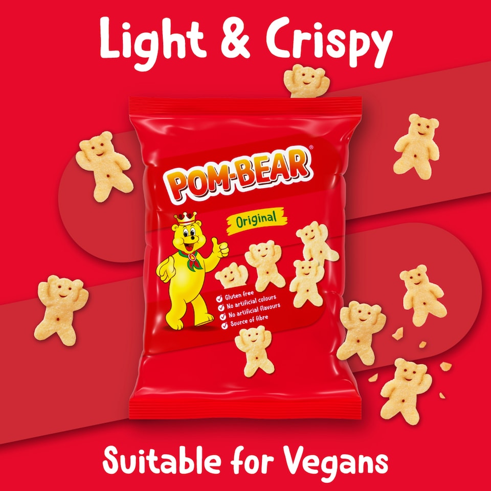 image 1 of Pom-Bear Original Multipack Crisps 6x13g