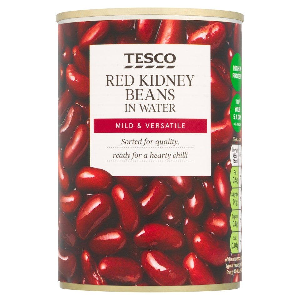 Tesco Red Kidney Beans In Water 400G