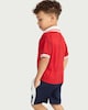 image 3 of F&F Boys England Football Polo Shirt and Shorts Set in Red