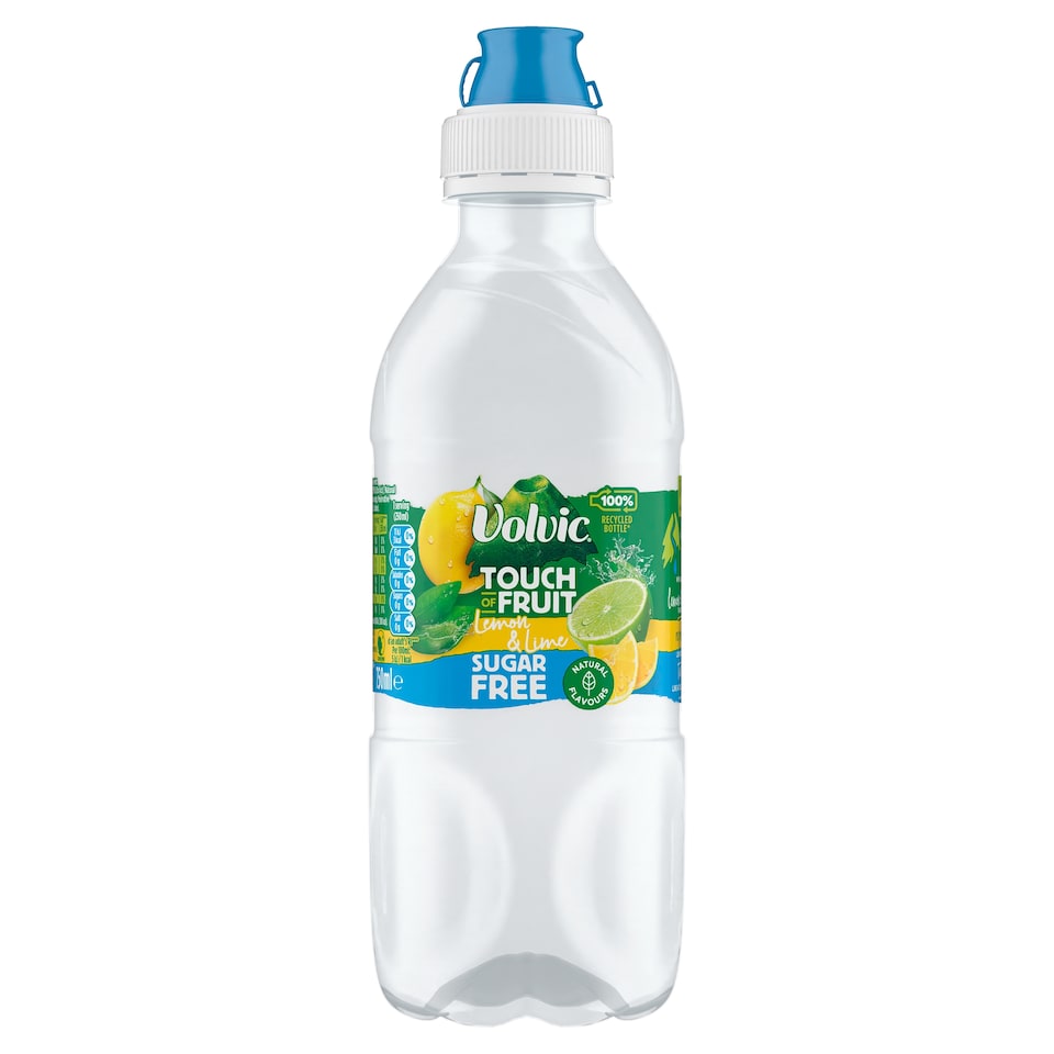 Volvic Touch Of Fruit Lemon & Lime Sugar Free Still Flavoured Water 750ml