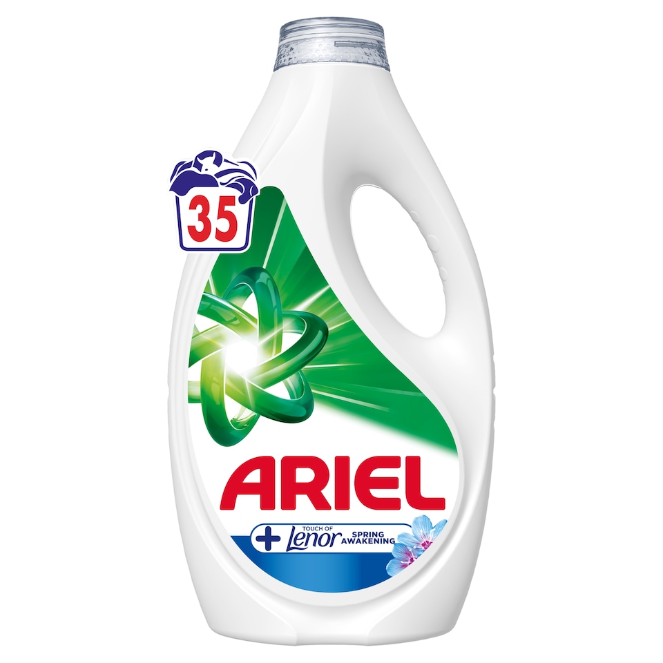 image 1 of Ariel Washing Liquid, +Touch Of Lenor Spring Awakening, 1.575l, 35 Washes