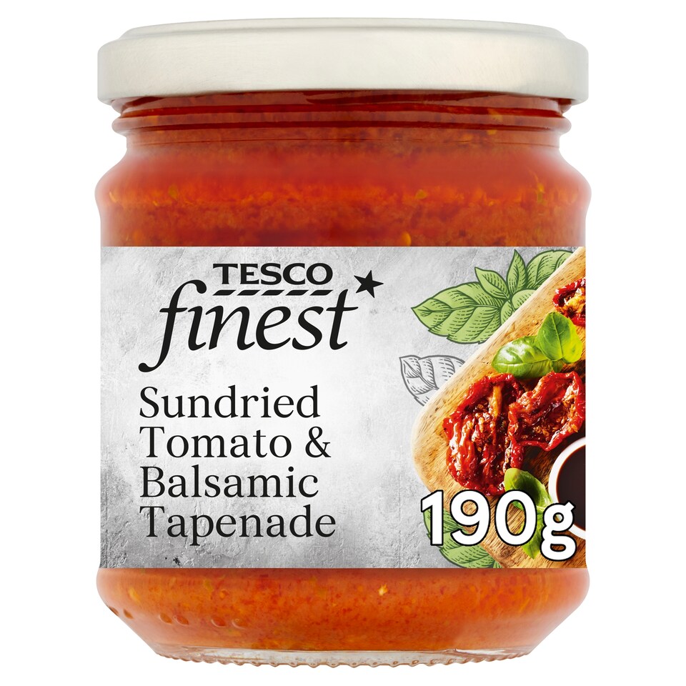 Obrázek 1 pro produkt Tesco Finest Pomazánka z rehydratovaných sušených rajčat a balzamikového octa 190g