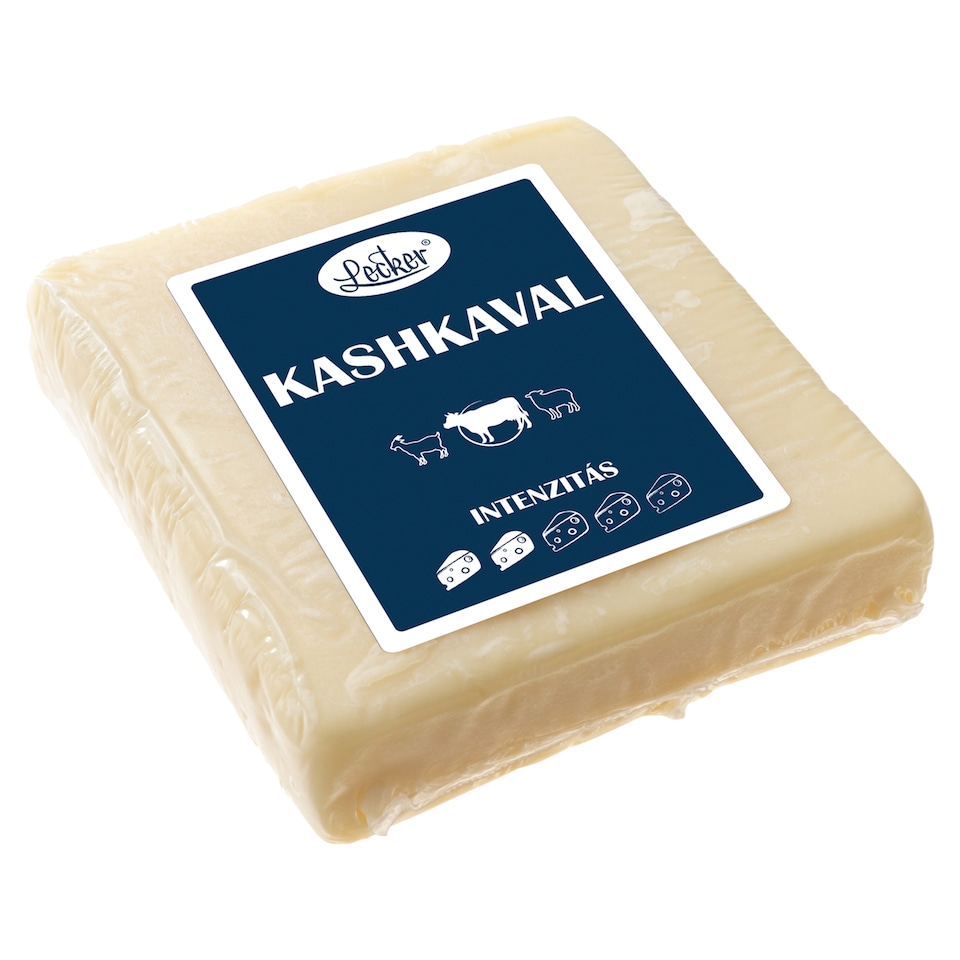 Lecker félzsíros, félkemény Kashkaval sajt
