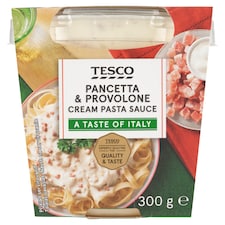 Tesco Pancetta & Provolone Cream Pasta Sauce 300 g